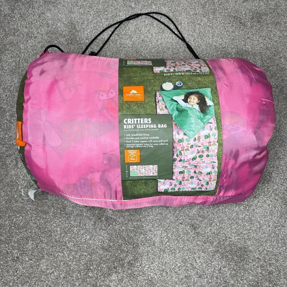 Ozark Trail Critters Kids Sleeping Bag